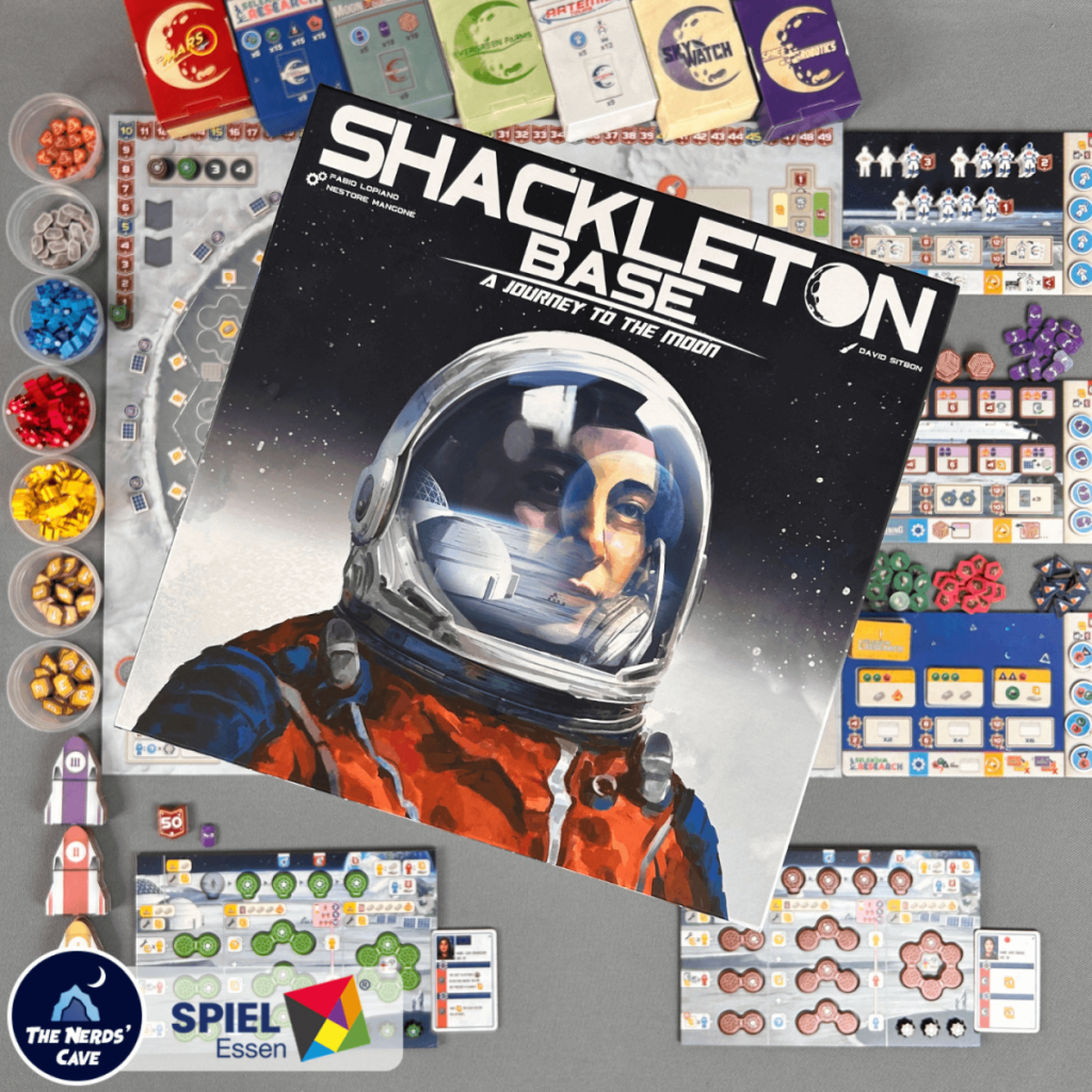 Shackleton Base A Journey to the Moon Boardgame Shot 1 Shackleton Base A Journey to the Moon Boardgame Shot 1